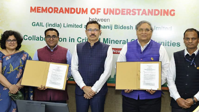 MoU between GAIL and KABIL